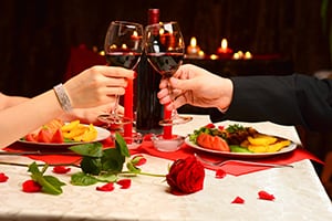 Стоимость столика в ресторане для романтического ужина